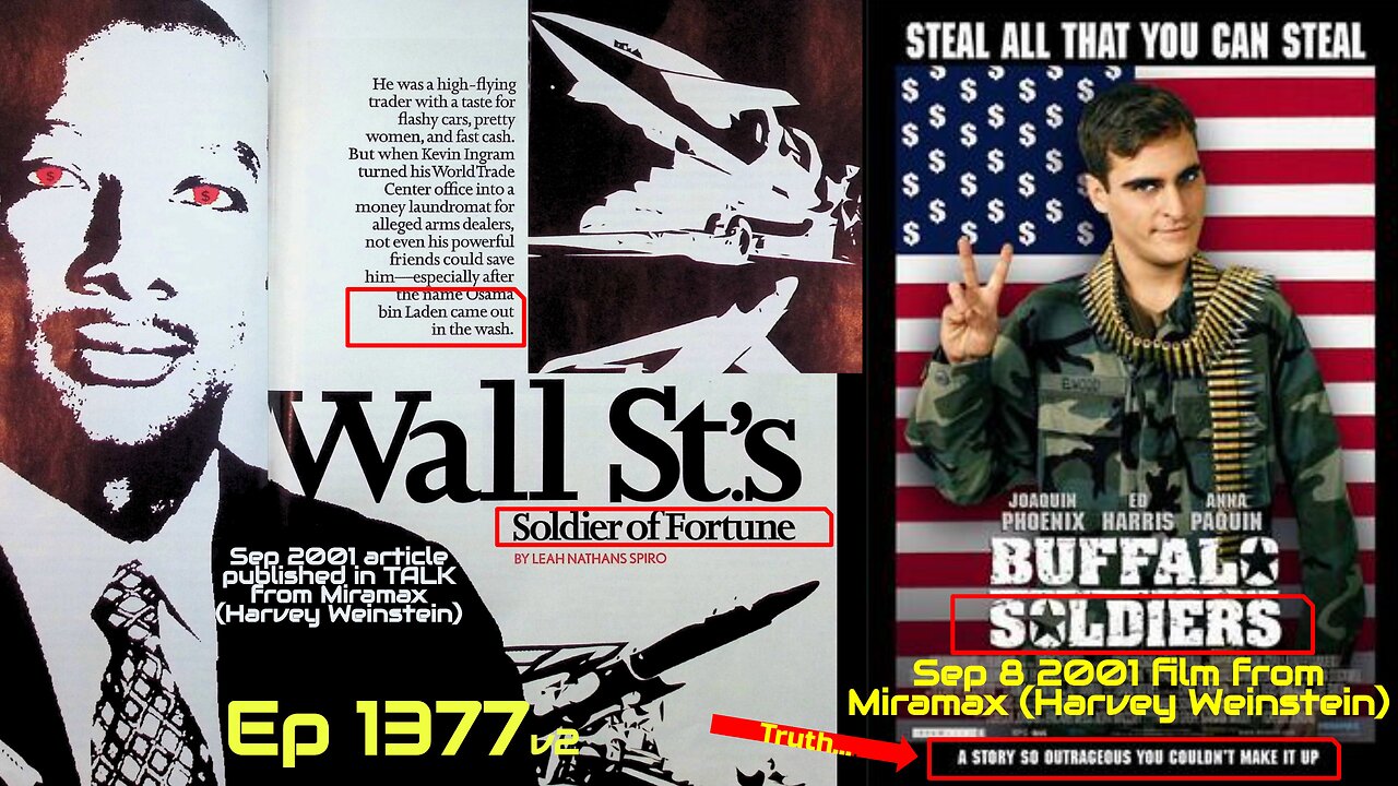 September 11 Buffalo Soldiers: US army Weapons for heroin, Kevin Ingram P Diddy Miramax Weinstein P1