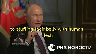 Putin says western elites are Cannibals, vampires & greedy