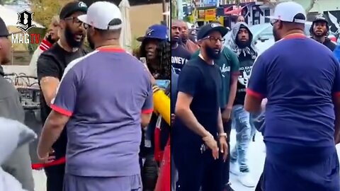 Nipsey Hussle's Brother Blacc Sam Beef Wit Rocstar2800 During Marathon Burger Grand Opening! 🥊