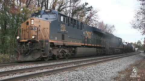 Norfolk Southern, CSX and Amtrak trains in Raleigh, North Carolina 11/24 to 12/1/2024