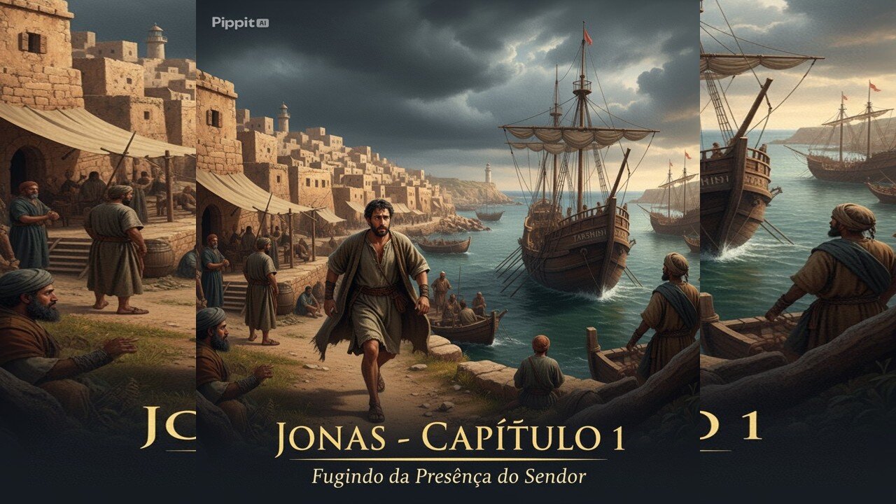 JONAS (1) CAP. 1 E 2. A Fuga de Jonas: Da Tempestade ao Ventre