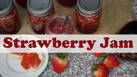 Strawberry Jam Canning Recipe [Canning for Beginners]