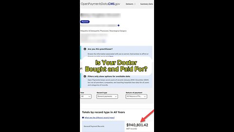 Is your doctor bought and paid for?