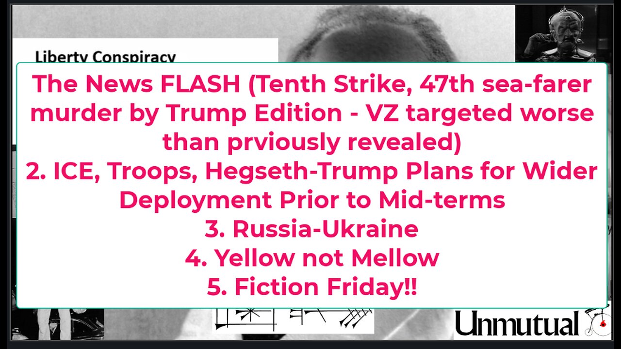 Liberty Conspiracy Live 10-24-25 Trump Kills Again at Sea, Trump Energy Blocks, ICE Battle Deepens