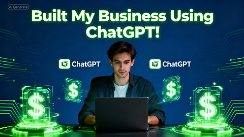 How I built a real online business using only ChatGPT