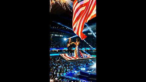 Donald Trump and First Lady Melania do a beautiful dance on a floating platform x