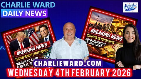 CHARLIE WARD DAILY NEWS WITH CHARLIE WARD & DREW DEMI WEDNESDAY 4TH FEB 2026 #breakingnews #daily