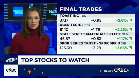 Final Trades: Toast, Uber, the XLB and the XBI
