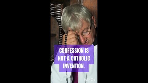 CONFESSION IS NOT A CATHOLIC INVENTION #truth #jesus #christ #king #mary #joseph #ihs #church #bible