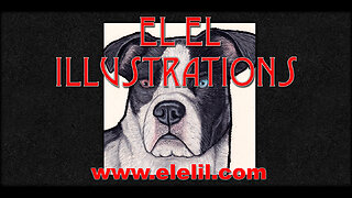 Drawing Benny the Dog in Pastel