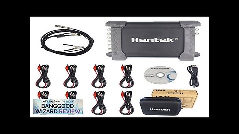 Hantek 1008C 8 Channels Programmable Generator Automotive Oscilloscope Digital Multime PC Review