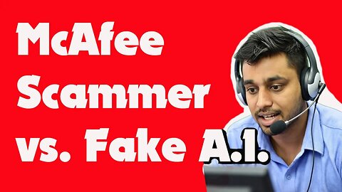 Pretending to be an AI to waste scammers time