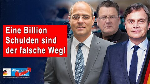 Boehringer, Brandner und Baumann gegen die Billionen im Bundestag | Pressekonferenz 12.3.2025