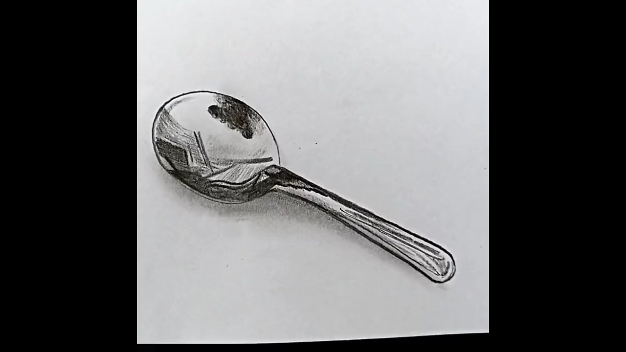 How to draw a spoon