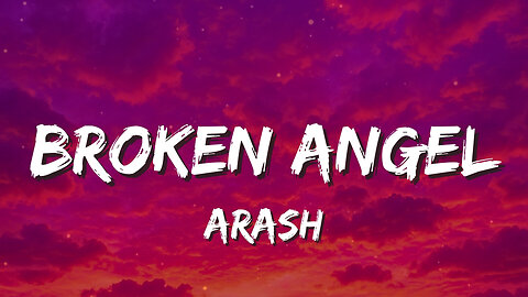 Arash - Broken Angel (Lyrics) | I’m so lonely, broken angel 😇💔 come and save me before I fall apart.