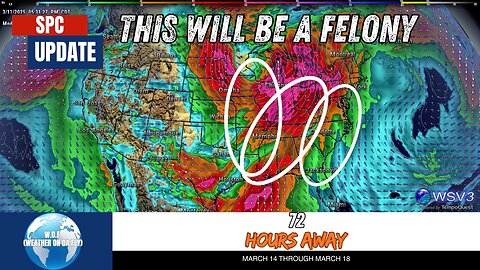 ⚠️ Significant Severe Storm Outbreak: March 14-18 Tornadoes & Winds