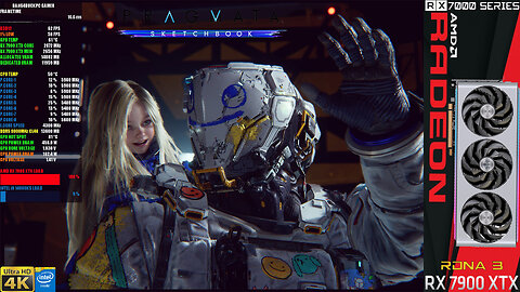 Pragmata Sketchbook -Demo, Ray Tracing, Max Settings 4K | RX 7900 XTX | 14900KS