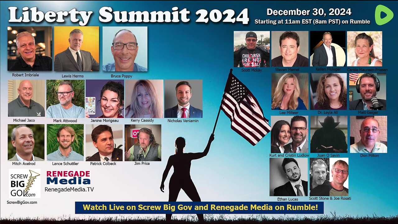 Liberty Summit 2024 Live Stream! Watch, Like, Share, Follow!