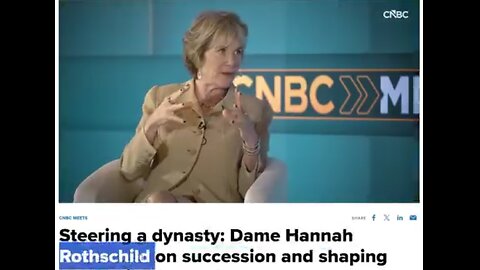 Dame Hannah Rothschild admits they fund wars