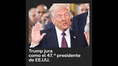 Trump jura como el 47.º presidente de EE.UU.