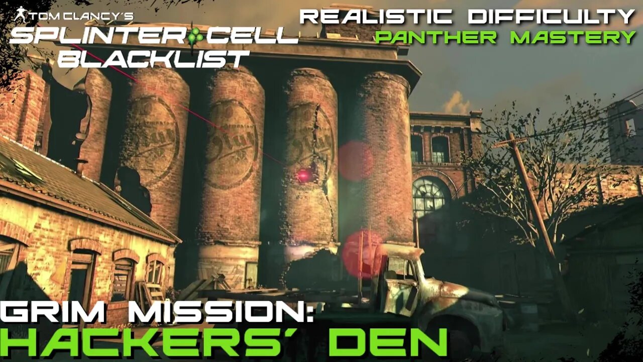 Splinter Cell: Blacklist - Grim Mission: Hackers' Den |Panther Mastery (Realistic Difficulty)