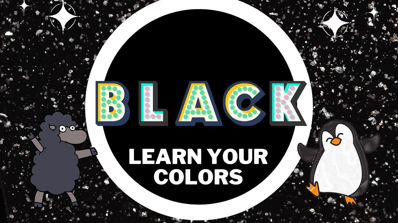 BLACK! : Learning Your Colors of the Rainbow for Preschool, Kindergarten and Homeschool
