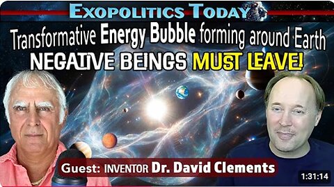 Negative Polarity Entities Forced out of Solar System by Powerful Energy Bubble