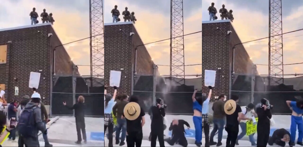 Chicago Pastor Faces Off with ICE: Agents Fire Pepper Balls from Rooftop!