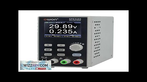 OWON SPE3103 SPE6103 Single Channel Programmable Adjustable DC Power Supply Voltage Review