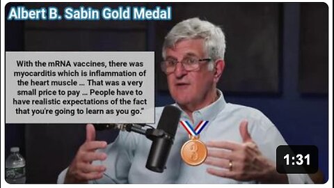 Dr. Paul Offit speaks: Myocarditis? It's a small price to pay... Dr. Offhim??