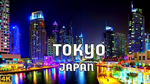 From Dusk Till Dawn: The Magical Tokyo Skyline. | Tokyo City Japan 4K Drone Footage 2025|