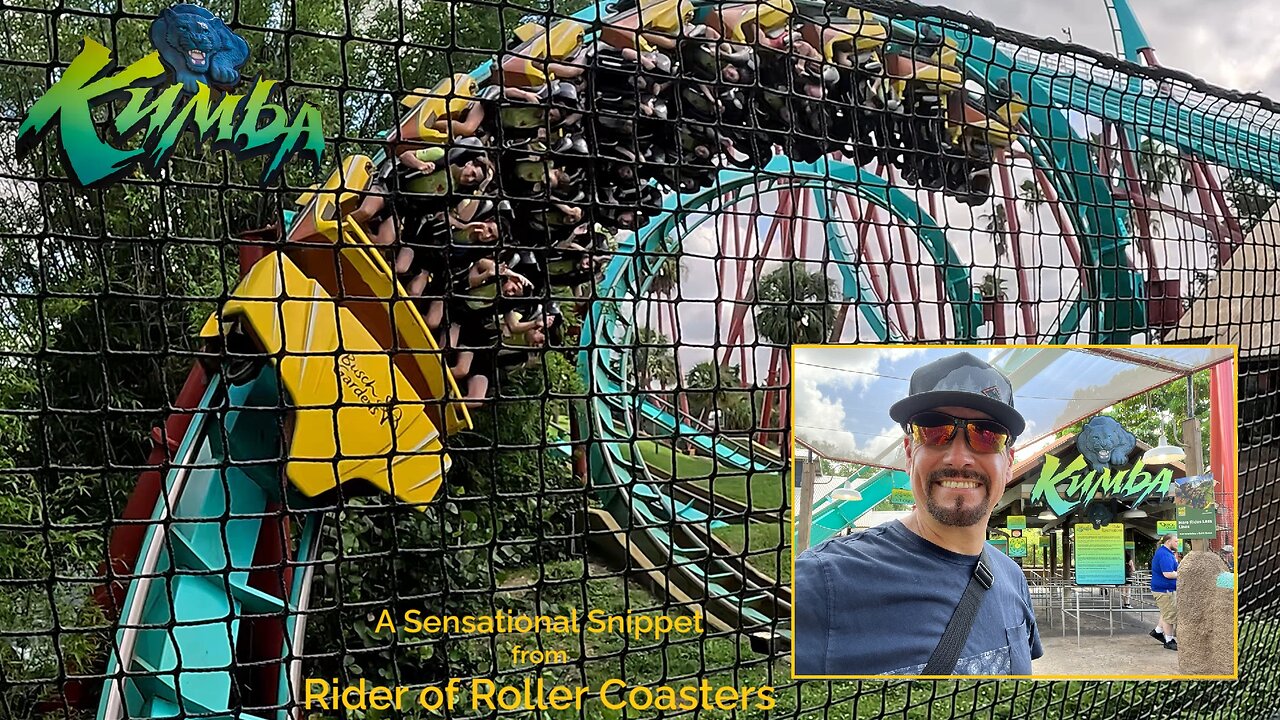 A Sensational Snippet from Rider of Roller Coasters: Kumba at Busch Gardens, Tampa [On & Off Ride]