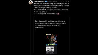 Candace ~ Proud of the Students Now Awakened To isreals Hold on USA