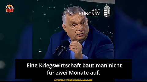 Orbán Viktor: „Europa zieht in den Krieg, die Anführer haben es beschlossen“