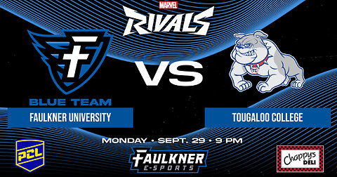 Marvel Rivals- Faulkner Blue vs. Tougaloo College Bulldogs 9/29/2025)