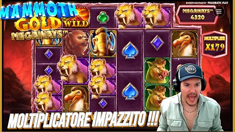 🤯MOLTIPLICATORE IMPAZZITO A X180!!💣 MAMMOTH GOLD MEGAWAYS🦣🔥⚡💥 SLOT ONLINE 🎰 BIG WIN🤑💰