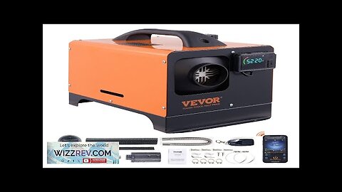 VEVOR Diesel Air Heater All-in-one 12V 5KW Bluetooth App LCD for Car Review