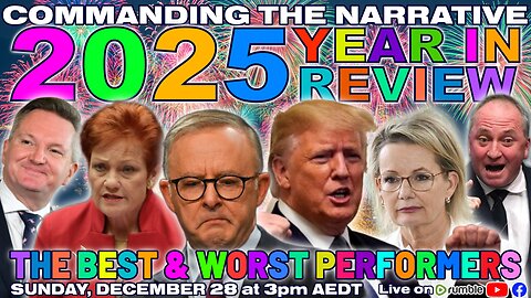 2025 YEAR IN REVIEW: The Best & Worst Performers - LIVE Sun, Dec 28 at 3pm AEDT