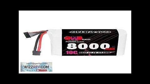 Gaoneng GNB 22.2V 8000mAh 10C 6S LiPo Battery XT30 / XT60 Plug Review