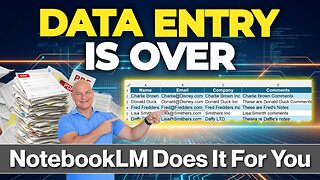 Stop Typing Data: NotebookLM Just Changed Everything