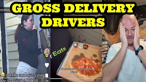 Caught on Camera: Uber Eats & DoorDash Drivers EATING Your Food Before Delivery