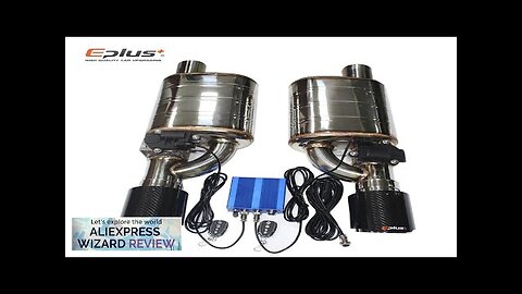 EPLUS 1 Pair 2pcs Car Exhaust System Electric Valve Control Exhaust Pipe Review