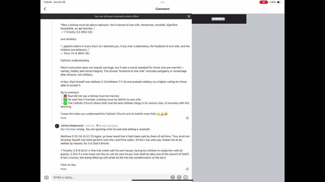 Catholics can’t agree to reject the Bible or not