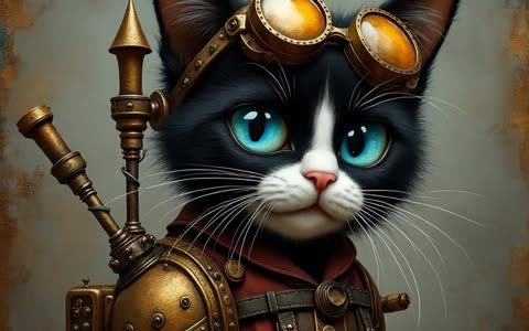 Steampunk Cat