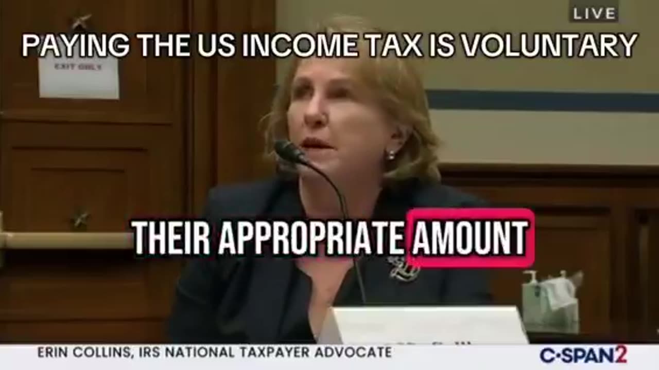 IRS: TAXES ARE VOLUNTARY