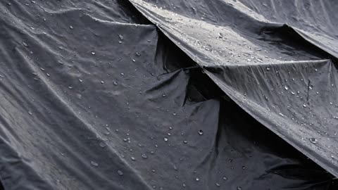 Raining on a Tarped Roof. Relaxing Sounds. Drift into your own happiness.