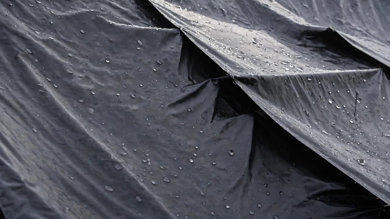 Raining on a Tarped Roof. Relaxing Sounds. Drift into your own happiness.