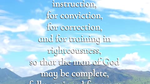 2 Timothy 3:16-17