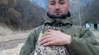 Look at the size of this Eurasian eagle owl