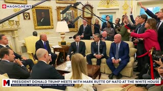 🇺🇸 President Donald Trump meets with NATO Secretary General Mark Rutte at The White House [LIVE]